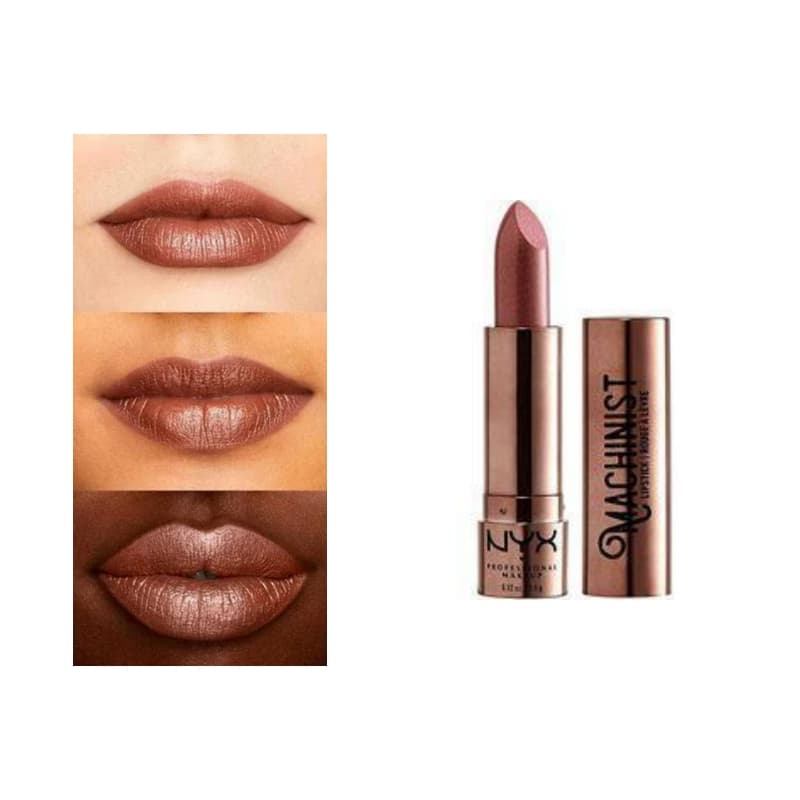 NYX Machinist Lipstick Shade Metallic Copper 02 Steam