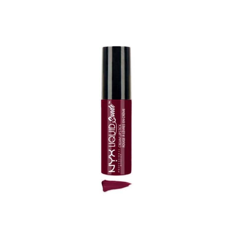 NYX Liquid Suede Cream Lipstick Shade Cherry Skies