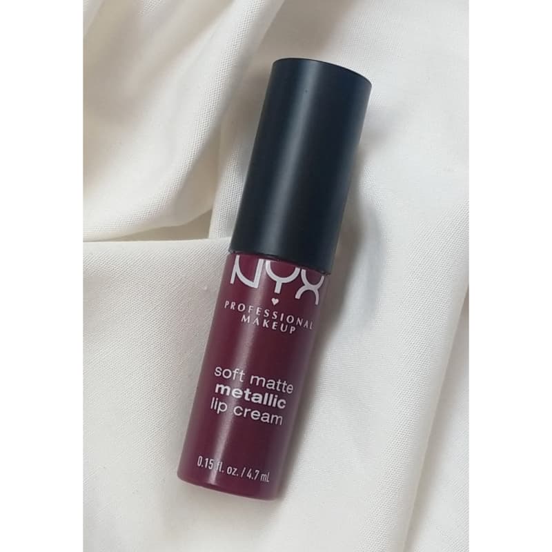 NYX Soft Matte Metallic Lip Cream (Mini) Shade Copenhagen, 4.7ml