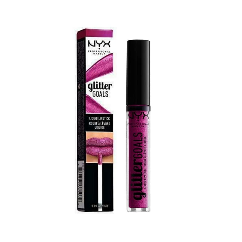 NYX Glitter Goals Liquid Lipstick Shade X Infinity