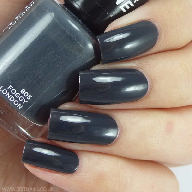 Rimmel Super Shine 60 Seconds Nail Polish Shade 805 Foggy London