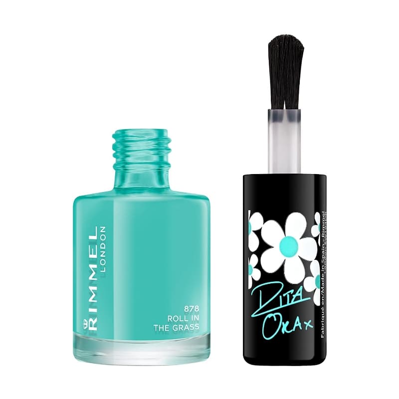 Rimmel Rita Ora Super Shine Nail Polish Shade 878 Roll In The Grass