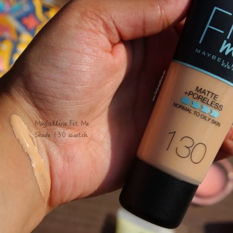 Maybelline New York Fit Me Matte + Poreless Foundation, 130 Buff Beige, 30m