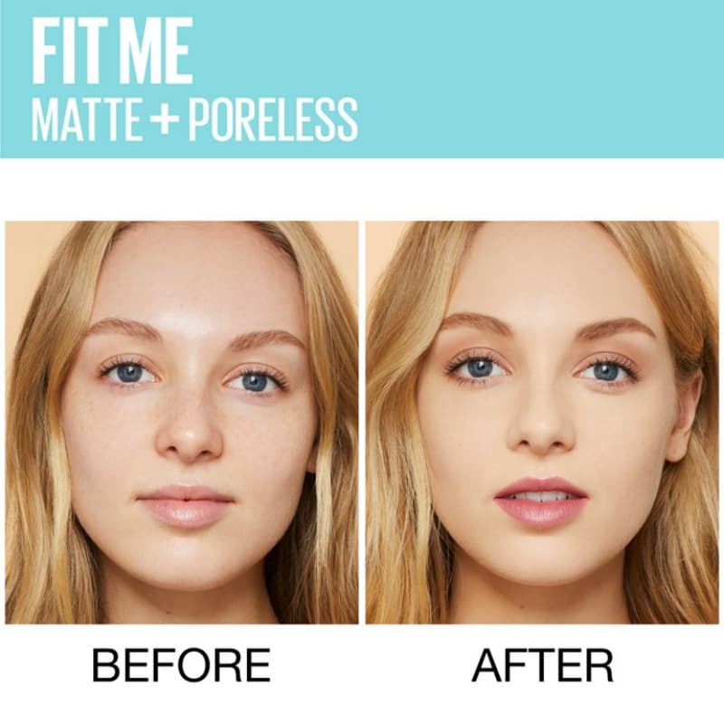 Maybelline Fit Me Matte + Poreless Oil Free Liquid Foundation -  102 Fair P