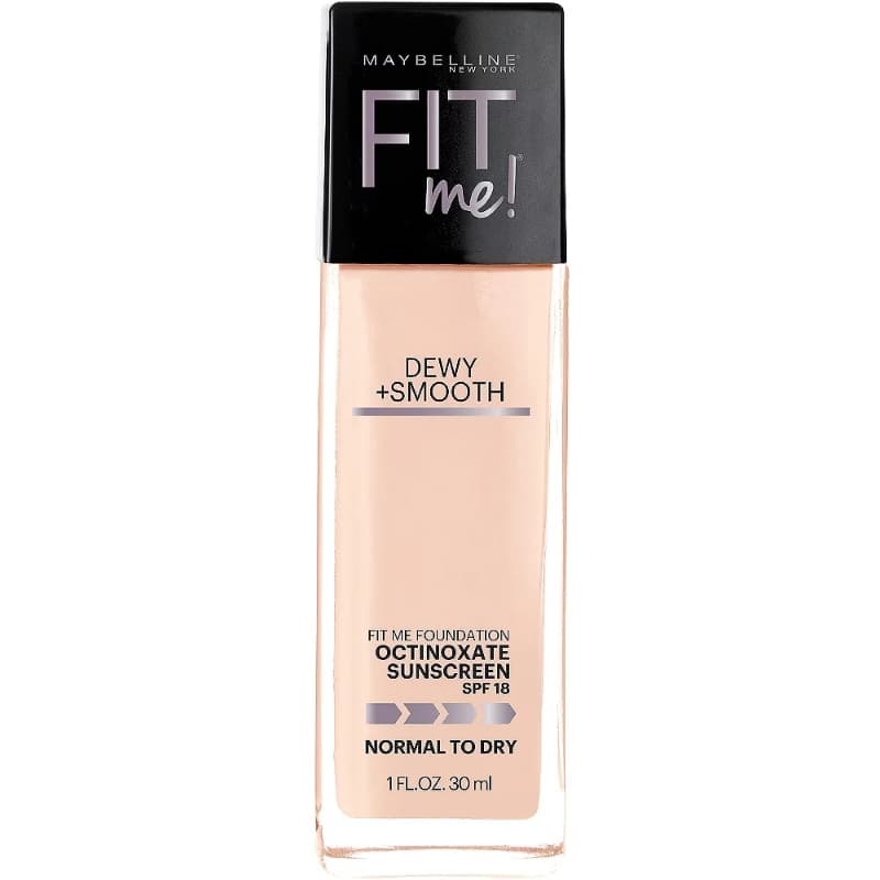 Maybelline New York Fit Me Dewy + Smooth Liquid Foundation SPF 23, 115 Ivor