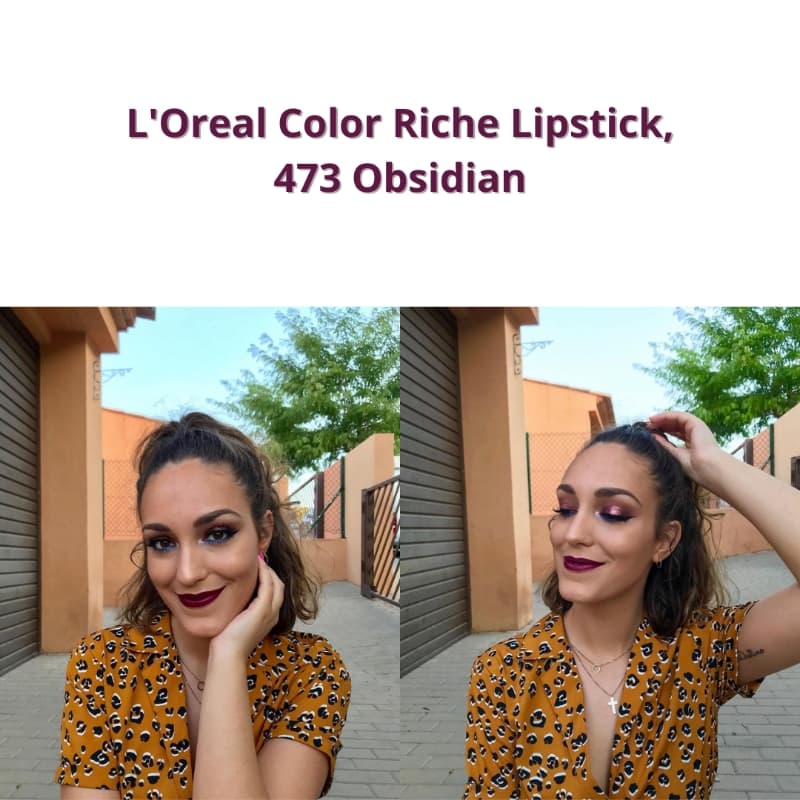 L'Oreal Paris Color Riche Matte Addiction Lipstick, 473 Obsidian
