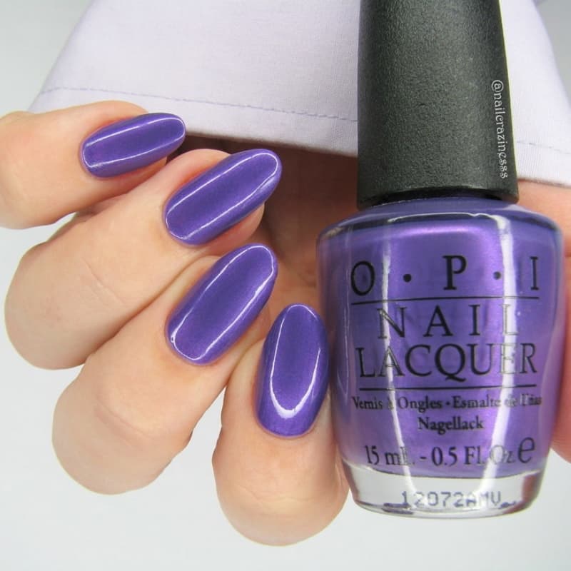OPI Nail Lacquer in "Purple With A Purpose"