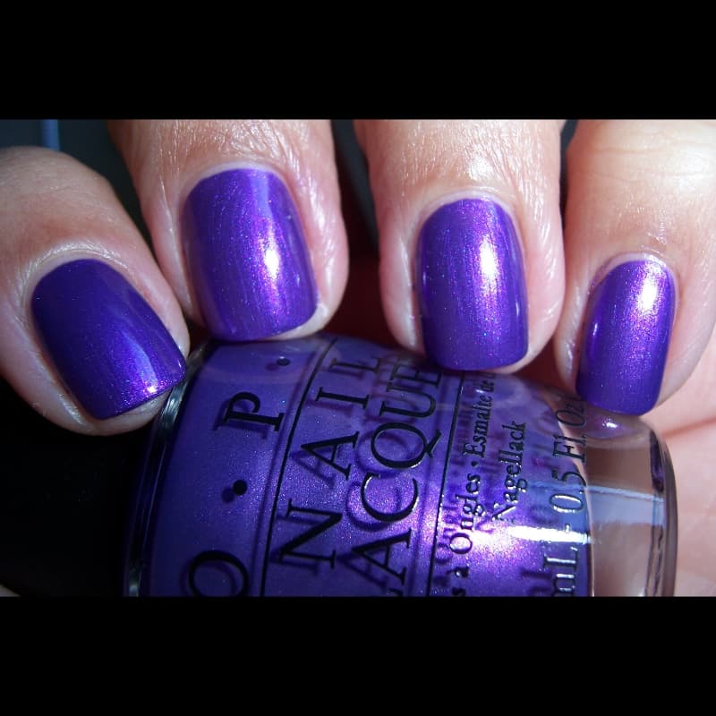 OPI Nail Lacquer in "Purple With A Purpose"