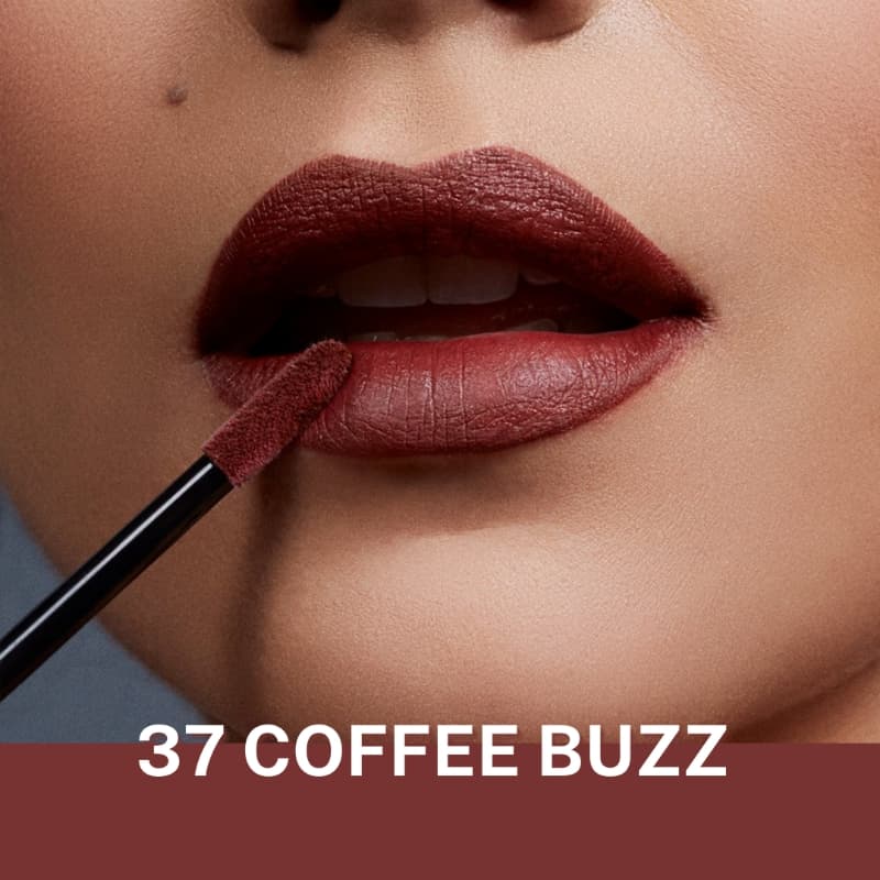 Maybelline Vivid Matte Liquid Lipstick Shade 37 Coffee Buzz