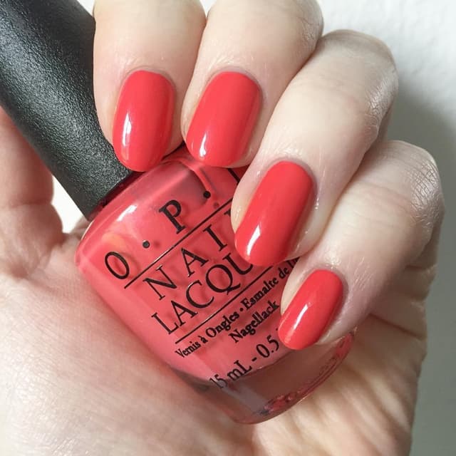 OPI Nail Lacquer in "I Eat Mainely Lobster"