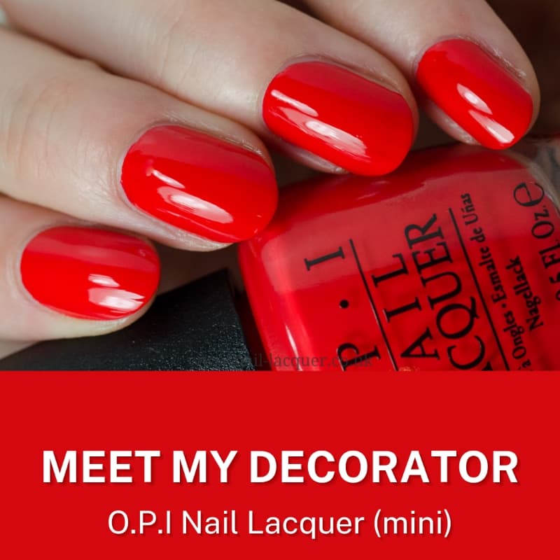 OPI Nail Lacquer "Meet My Decorator" (mini)