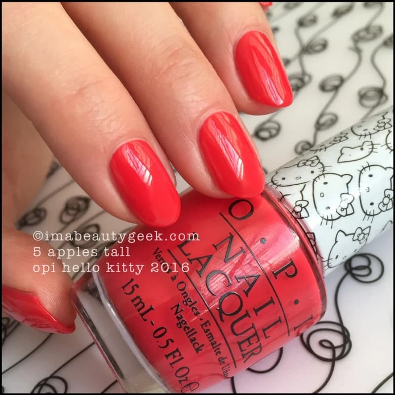 OPI Nail Lacquer "5 Apples Tall" (mini)