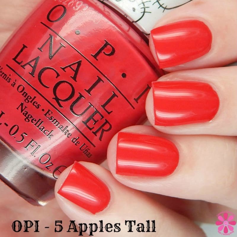 OPI Nail Lacquer "5 Apples Tall" (mini)