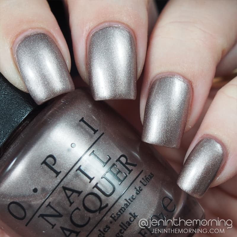 OPI Nail Lacquer "Press * For Silver" (mini)