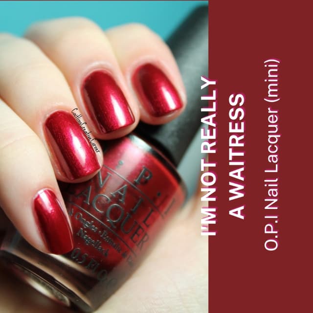 OPI Nail Lacquer "I'm Not Really A Waitress" (mini)