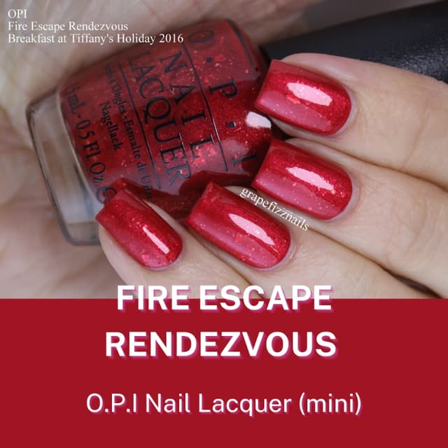 OPI Nail Lacquer "Fire Escape Rendezvous" (mini)
