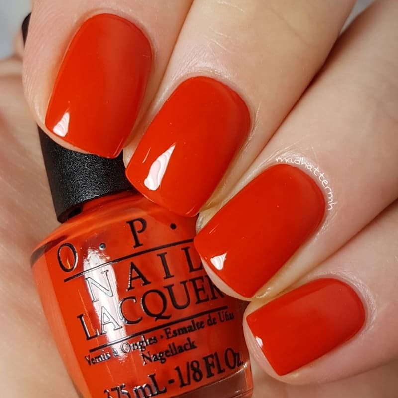 OPI Nail Lacquer "Race Red" (mini)