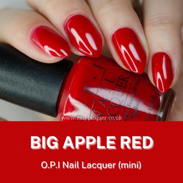 OPI Nail Lacquer "Big Apple Red" (mini)