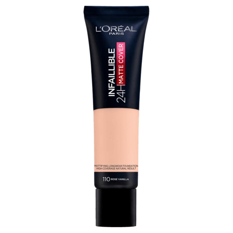 Loreal Paris Infallible 24H Matte Cover Foundation - 110 Rose Vanilla