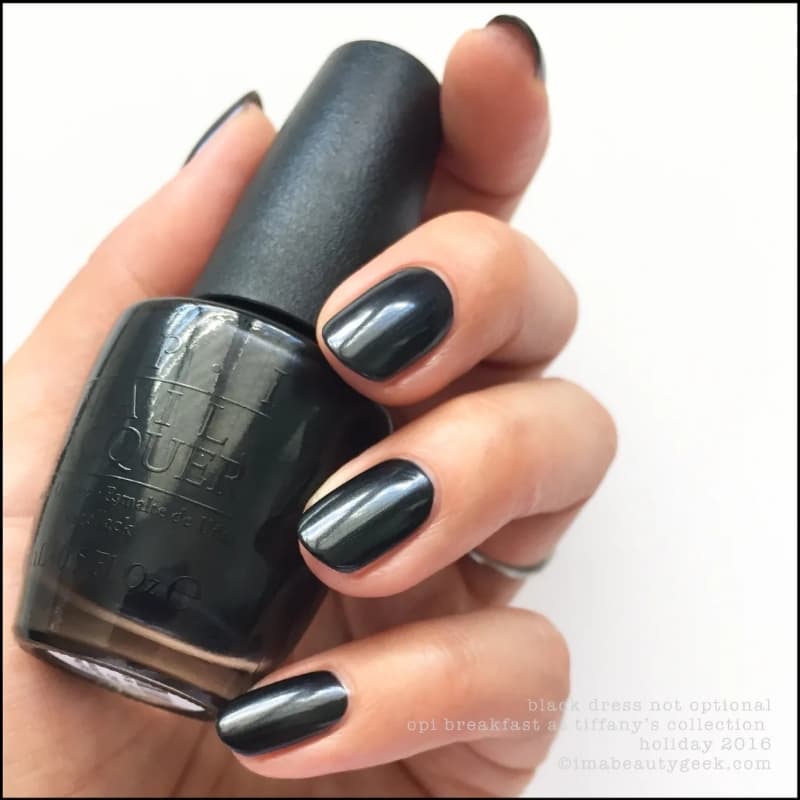 OPI Nail Lacquer "Black Dress Not Optional" (mini)