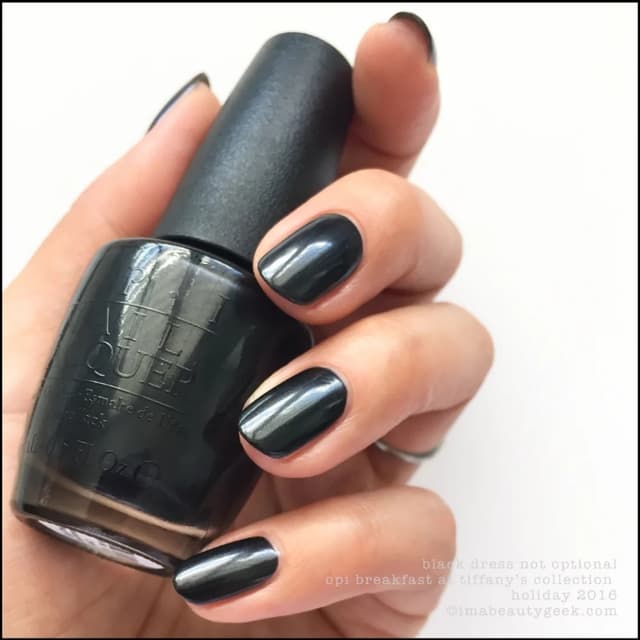 OPI Nail Lacquer "Black Dress Not Optional" (mini)