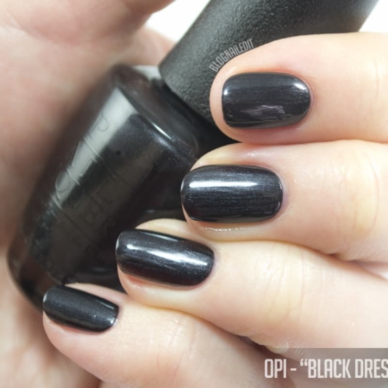 OPI Nail Lacquer "Black Dress Not Optional" (mini)