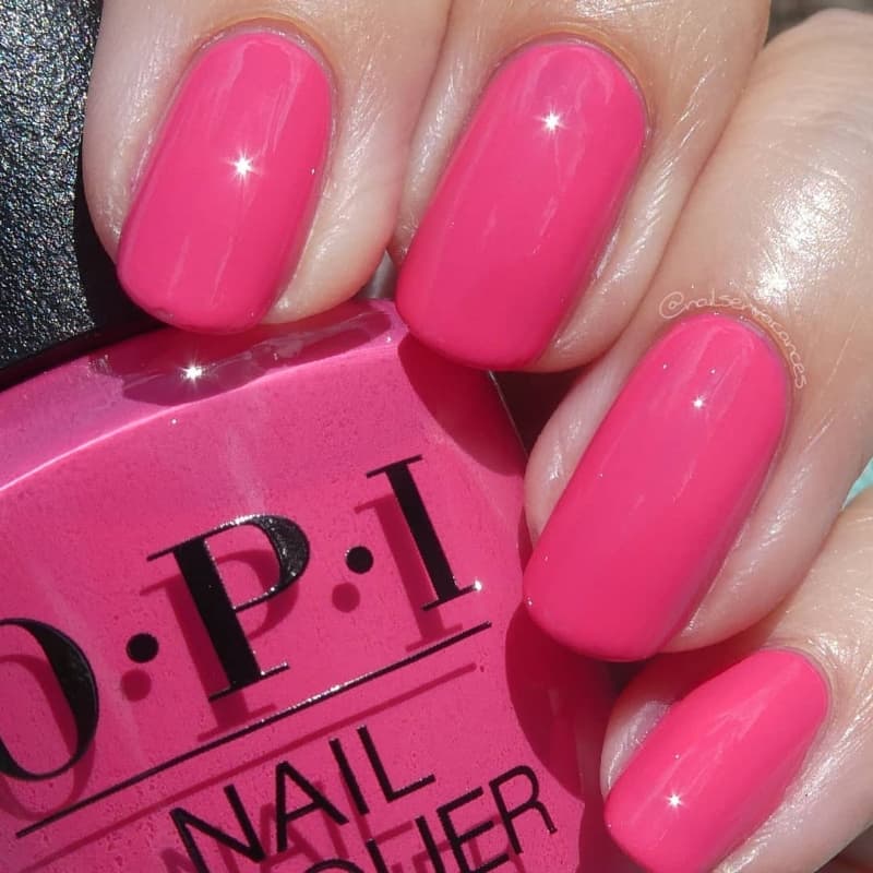 OPI Nail Lacquer "Strawberry Margarita" (mini)