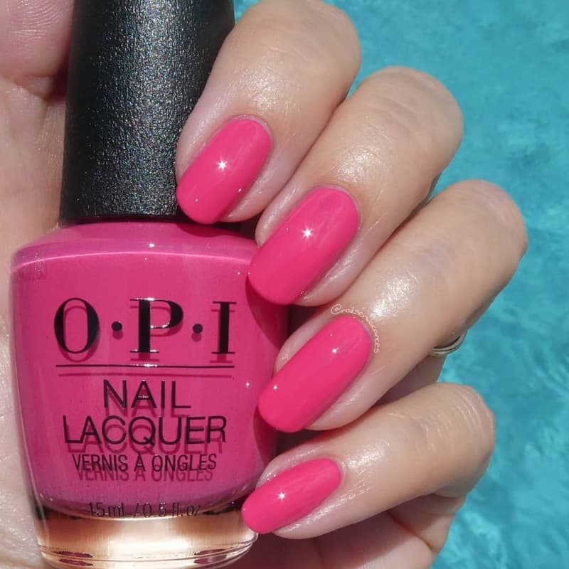 OPI Nail Lacquer "Strawberry Margarita" (mini)
