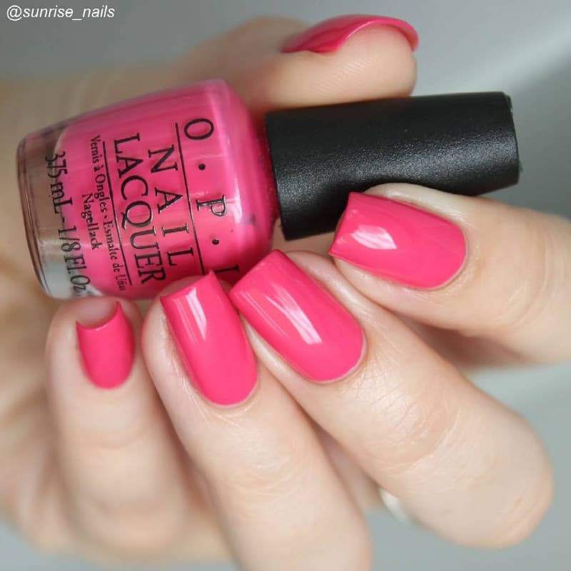 OPI Nail Lacquer "Strawberry Margarita" (mini)