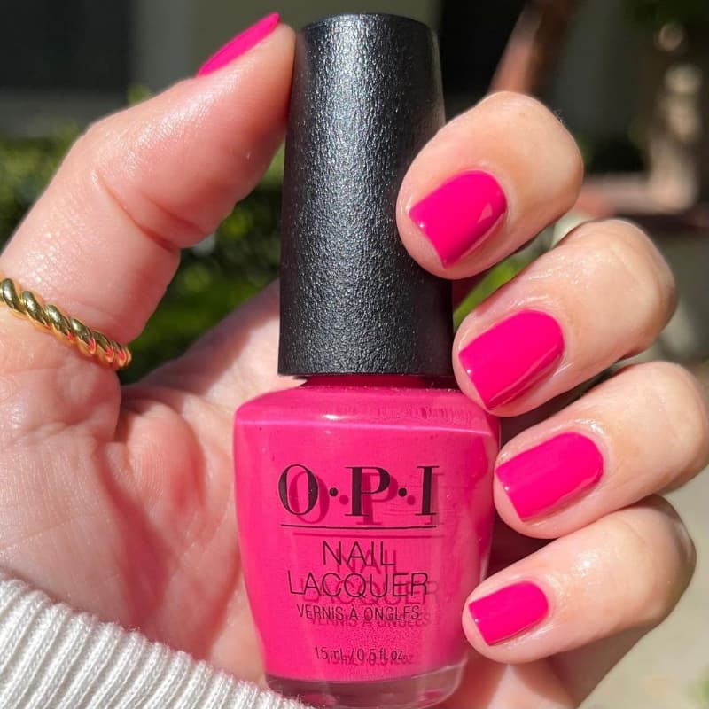 OPI Nail Lacquer "Strawberry Margarita" (mini)