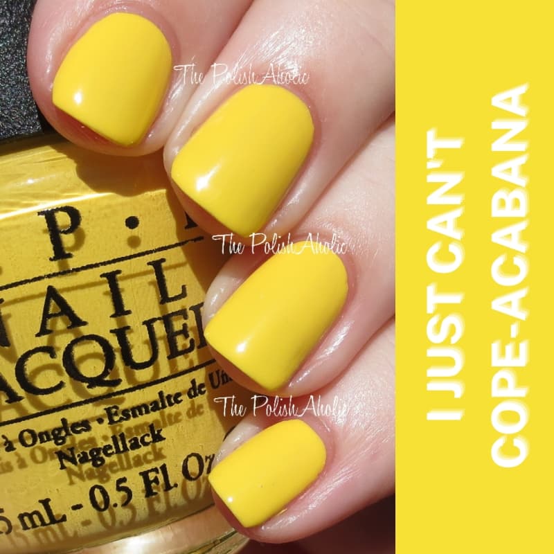 OPI Nail Lacquer "I Just Can't Cope-acabana" (mini)