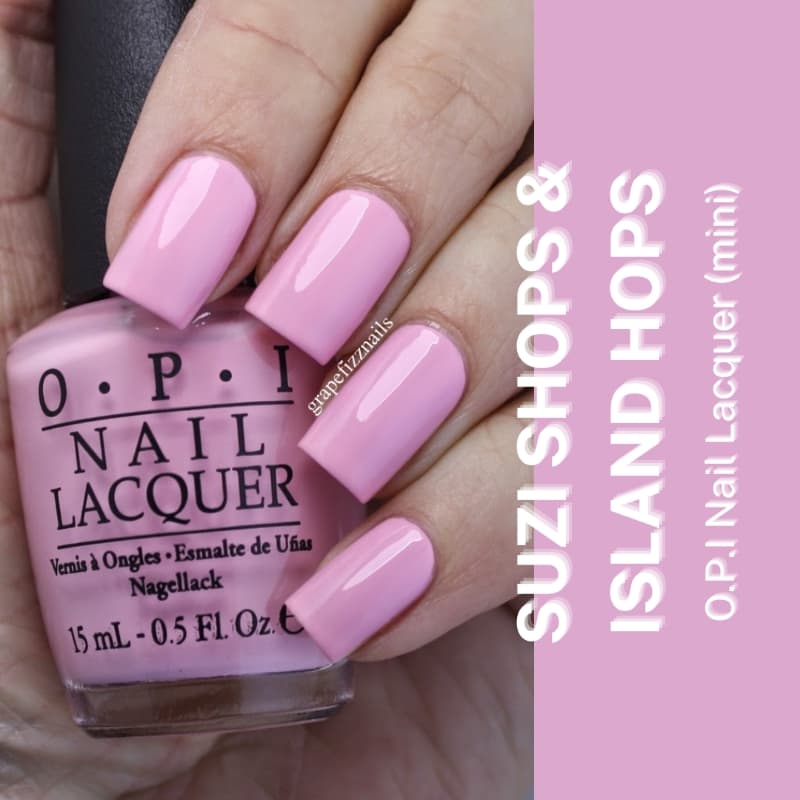OPI Nail Lacquer "Suzi Shops & Island Hops" (mini)