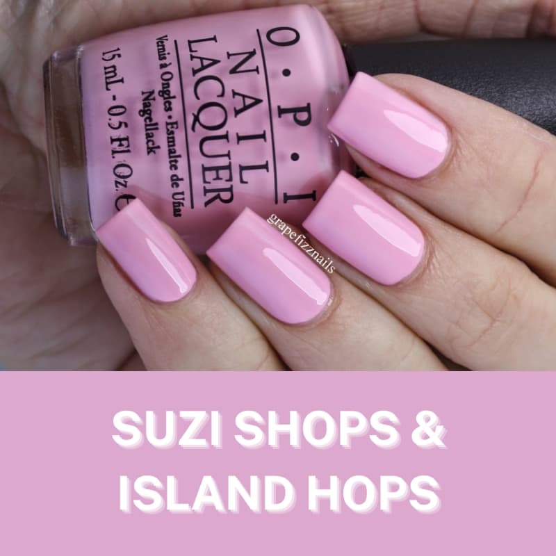 OPI Nail Lacquer "Suzi Shops & Island Hops" (mini)