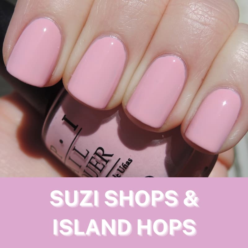 OPI Nail Lacquer "Suzi Shops & Island Hops" (mini)