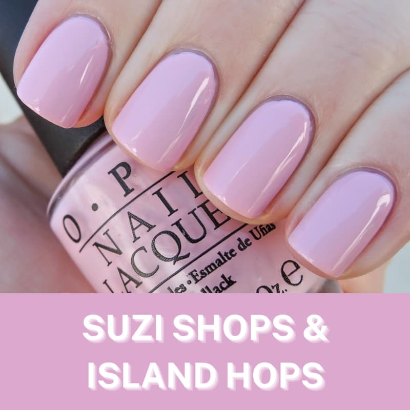 OPI Nail Lacquer "Suzi Shops & Island Hops" (mini)