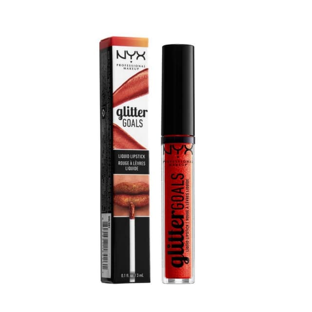 NYX Glitter Goals Liquid Lipstick Shade Shimmy