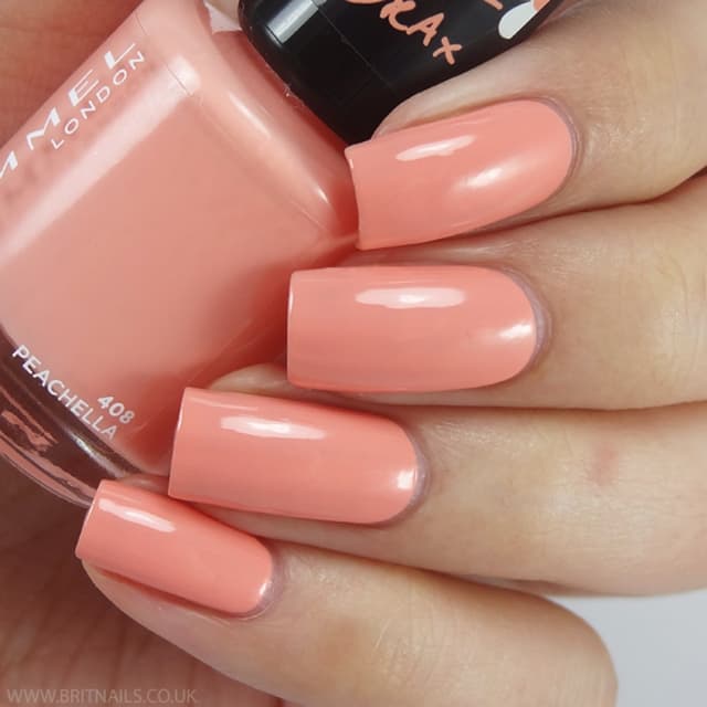 Rimmel Super Shine 60 Seconds Nail Polish Shade 408 Peachella