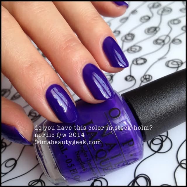OPI Nail Lacquer "Do You Have this Color In Stock-holm?" (mini)